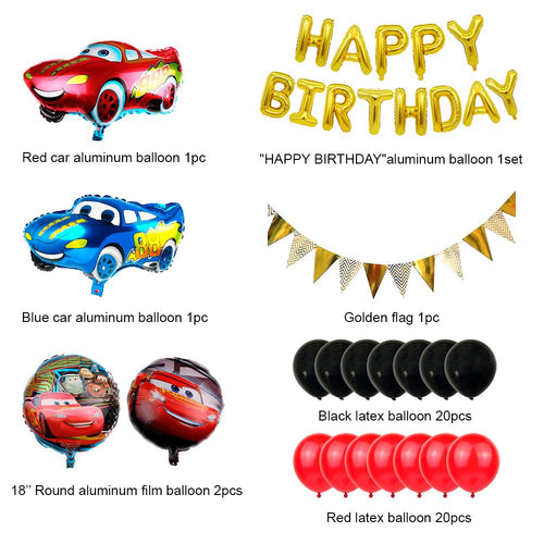 Disney Lightning McQueen Birthday Party Decorations, Shop Lightning Mcqueen ( Car Racing) online from Party Corner in UAE, Saudia, Qatar, Bahrain and Oman. Get cars theme birthdays, racing party balloons, party cake., Party Supply Kits, Party Corner
