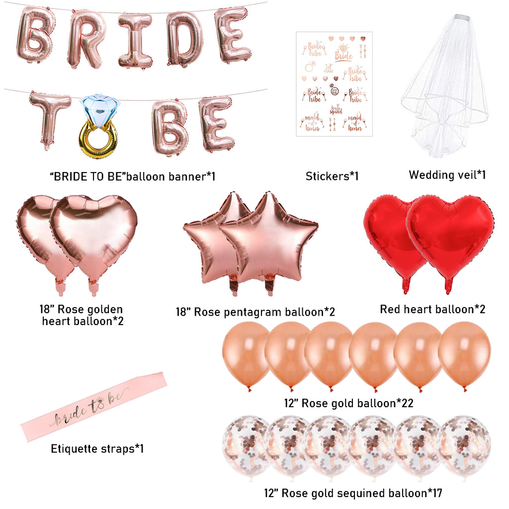 Bachelorette, Bridal Party Decorations.