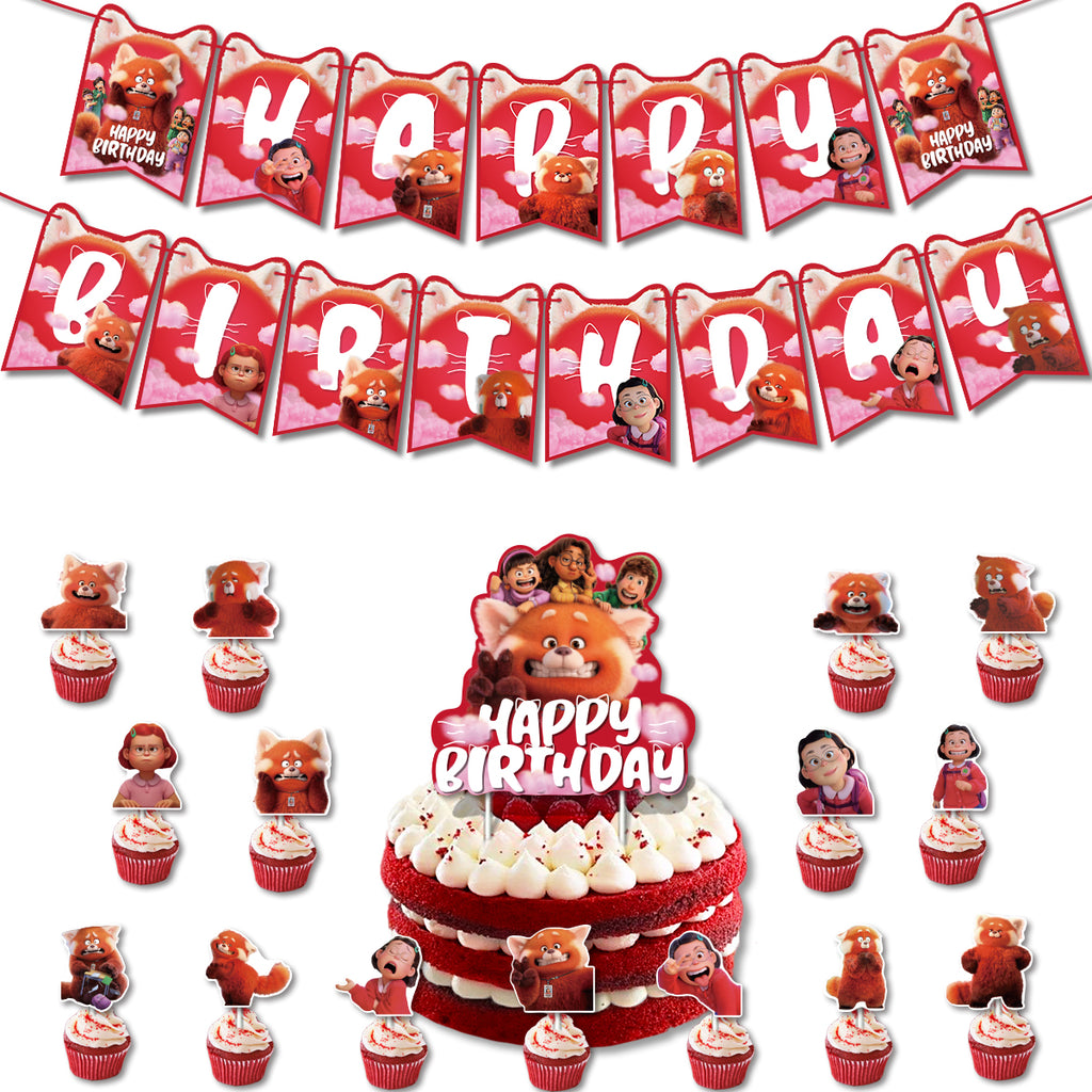 Turnning Red Birthday Party Decorations, Party Corner provides Turnning red birthday party decorations in UAE, Saudia, Qatar, Bahrain, and Oman. Get birthday party balloons, and much more. Order now!, Party Supply Kits, Party Corner