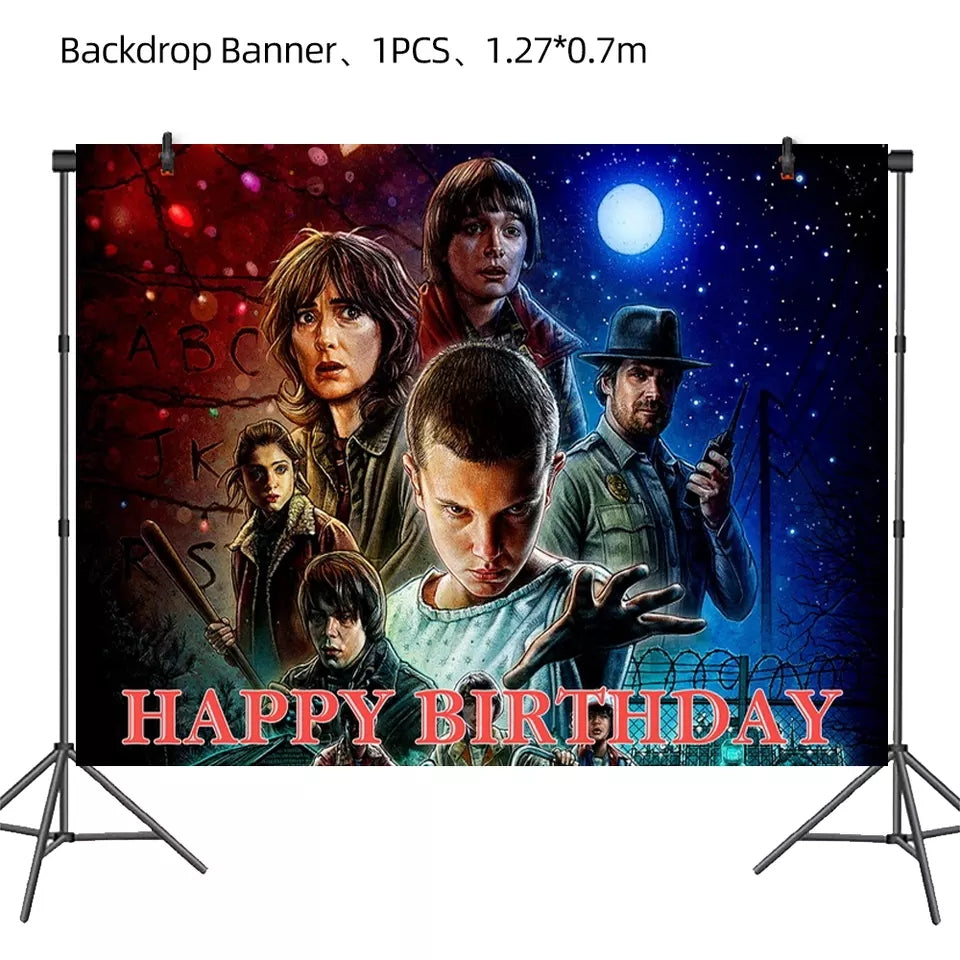 Stranger Things Birthday Party Supplies, Buy stranger things birthday party supplies from Party Corner in UAE, Saudia, Qatar, Bahrain, and Oman. Get birthday party balloons, and much more. Order now!, Party Supply Kits, Party Corner