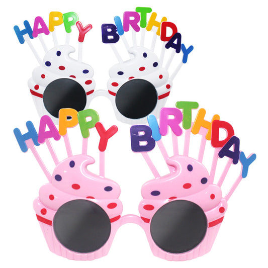 Party Glasses, Happy Birthday Funny Glasses (6 Glasses) - Party Corner - BM Trading