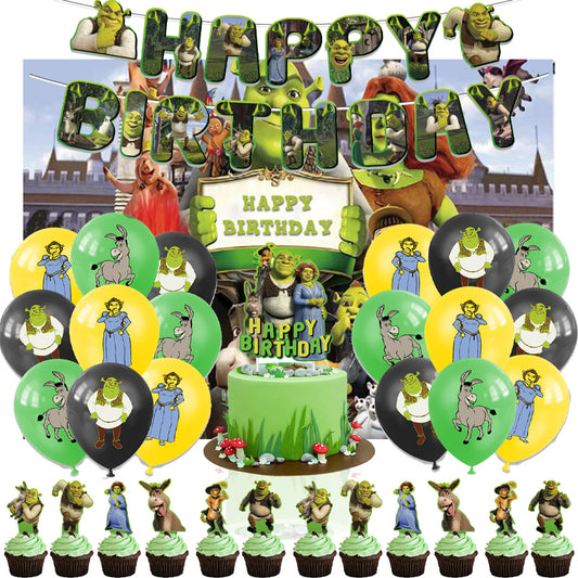 Sherk Birthday Party Decorations - Party Corner - BM Trading