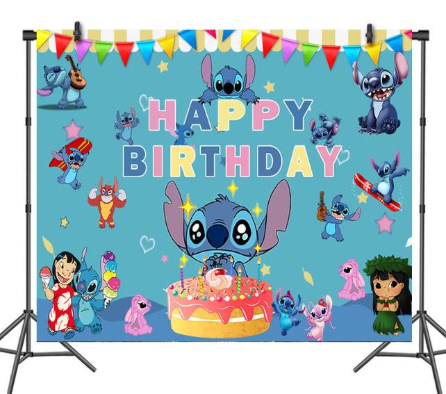 Lilo and Stitch Inspired Party Banner Stitch Birthday Party Stitch Decor Birthday  Birthday Banner -  Finland