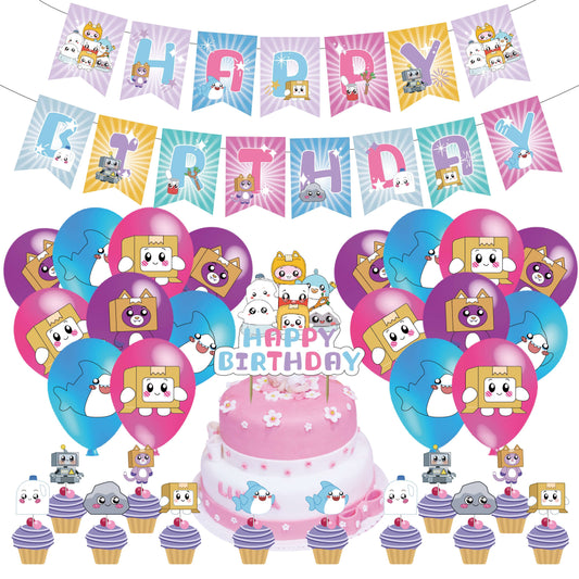 Lankybox Birthday Party Decorations - Party Corner - BM Trading