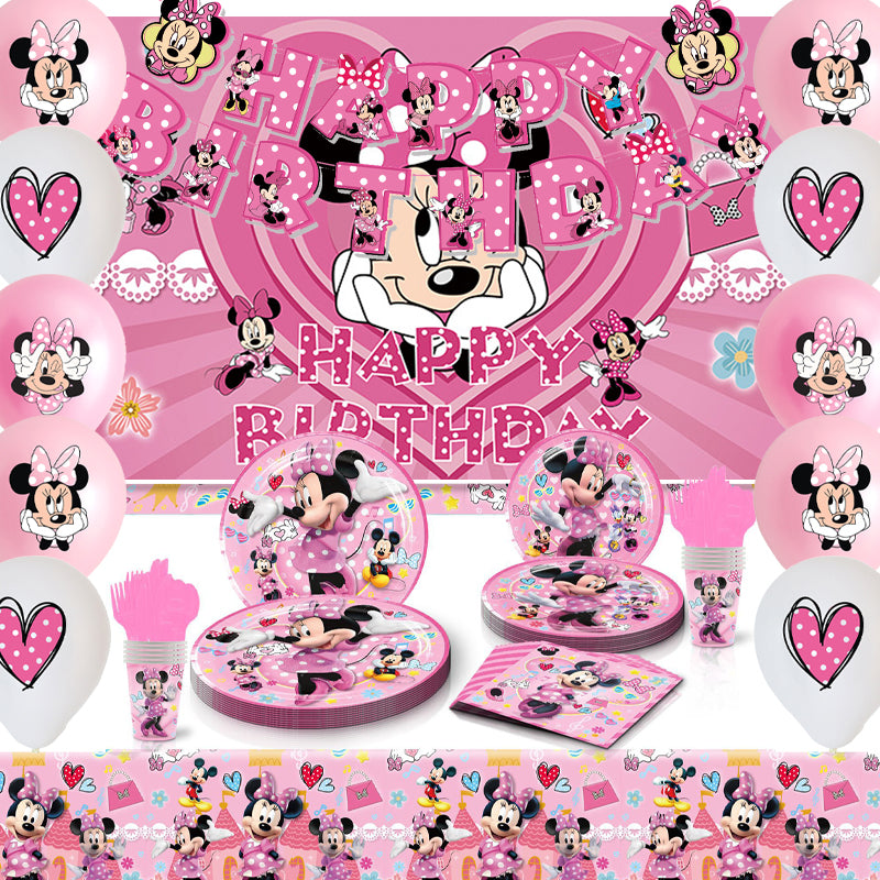 Minnie Mouse Birthday Party Supplies - Party Corner - BM Trading