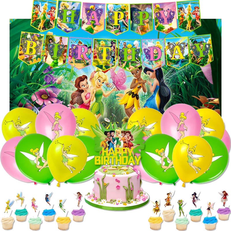 Tinker Bell Birthday Party Decorations - Party Corner - BM Trading