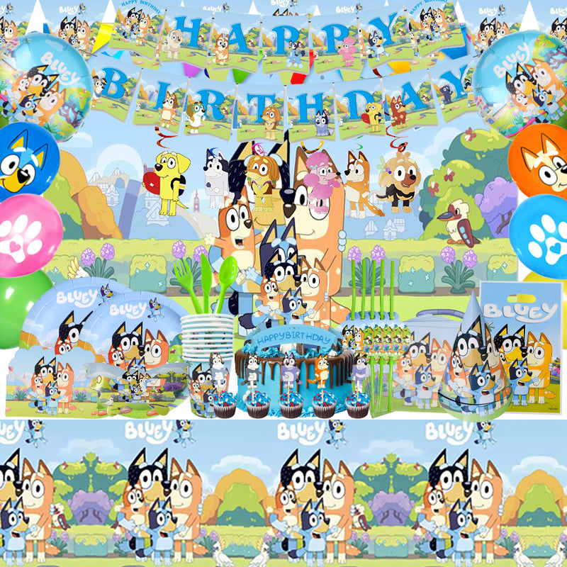 Bluey Birthday Party Supplies - Party Corner - BM Trading