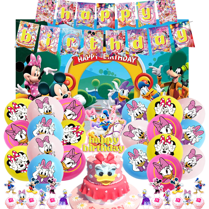 Mickey Mouse Clubhouse Birthday Party Decorations for Girls, Mickey Mouse Clubhouse Birthday Party Decorations for Girls, Party Supply Kits, Party Corner