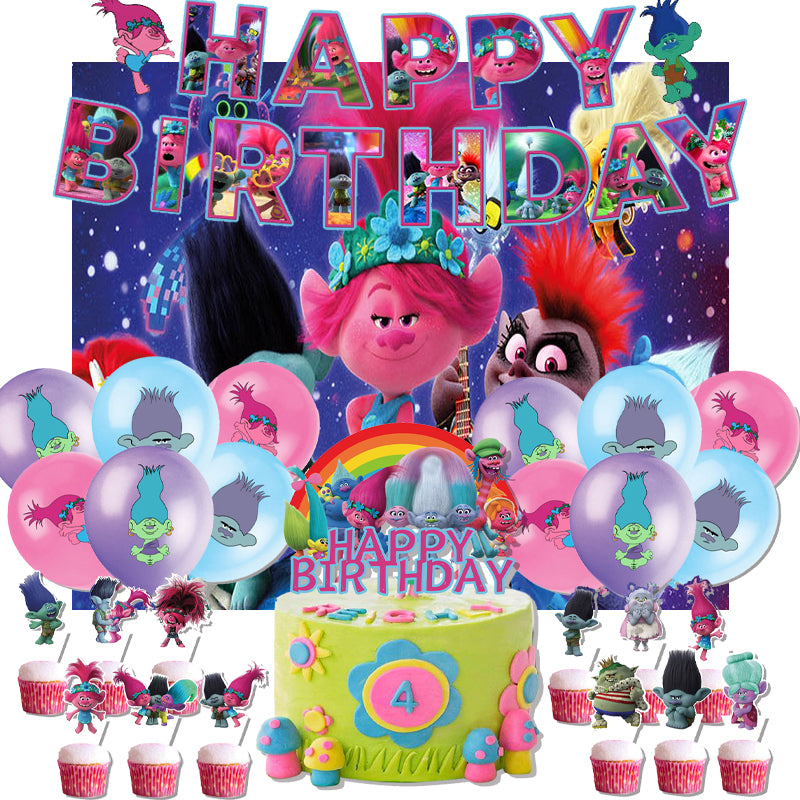 Trolls Birthday Party Decorations - Party Corner - BM Trading