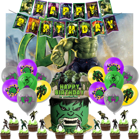 The Incredible Hulk Birthday Party Decorations - Party Corner - BM Trading