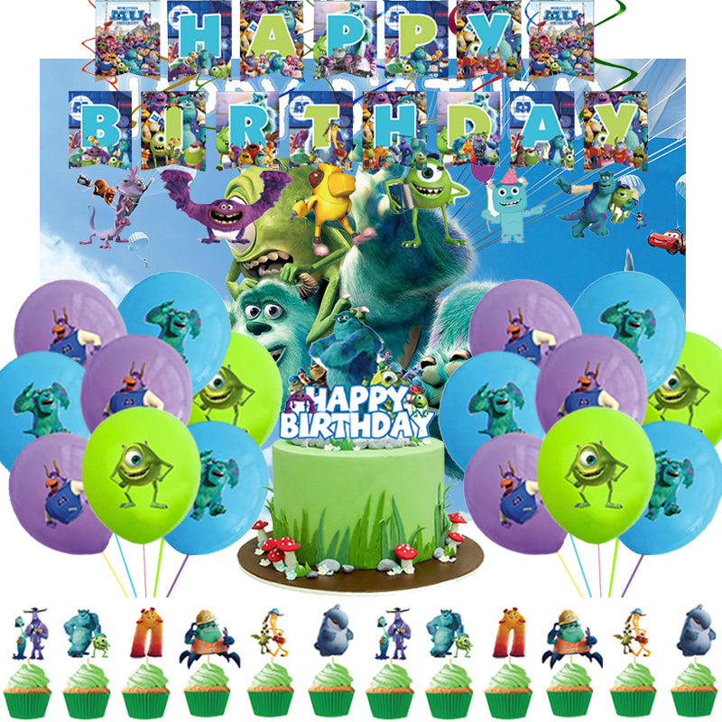 Monsters University Birthday Party Decorations - Party Corner - BM Trading