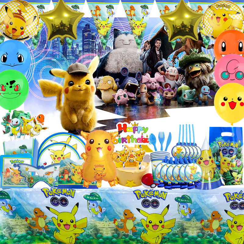 Pokemon Birthday Party Supplies, Buy Pokemon birthday supplies from Party Corner in UAE, Saudia, Qatar, Bahrain, and Oman. Get birthday party balloons, and much more. Order now!, Party Supply Kits, Party Corner