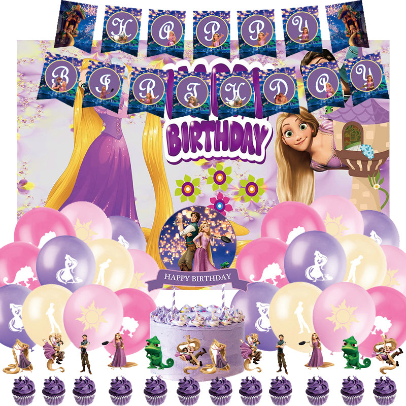 Rapunzel Birthday Party Decorations, Buy Rapunzel birthday party decorations from Party Corner in UAE, Saudia, Qatar, Bahrain, and Oman. Get birthday party balloons, and much more. Order now!, Party Supply Kits, Party Corner