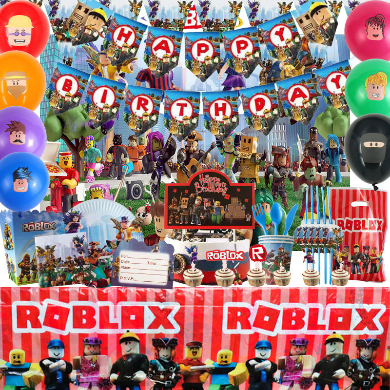 Roblox Birthday Party Supplies - Party Corner - BM Trading