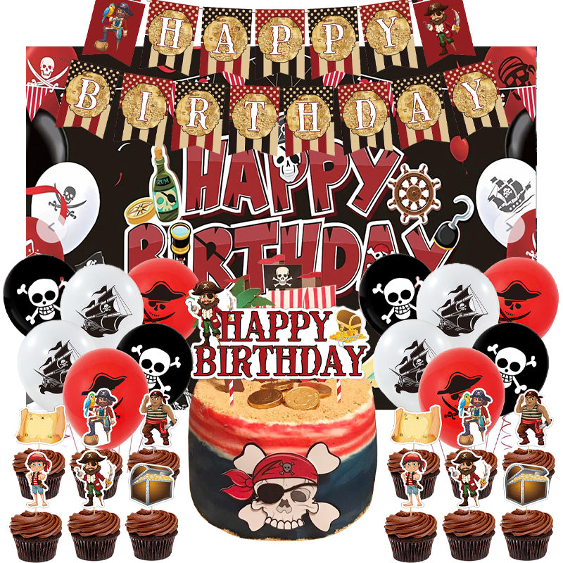 Pirates Birthday Party Decorations, Buy Pirates birthday party decorations from Party Corner in UAE, Saudia, Qatar, Bahrain, and Oman. Get birthday party balloons, and much more. Order now!, Party Supply Kits, Party Corner