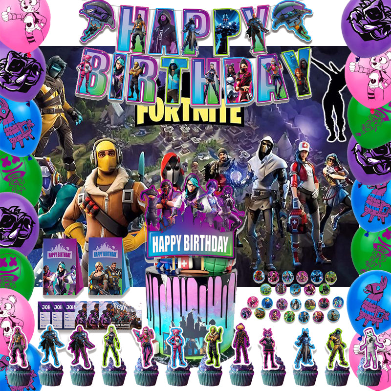 Fortnite Birthday Party Decorations - Party Corner - BM Trading