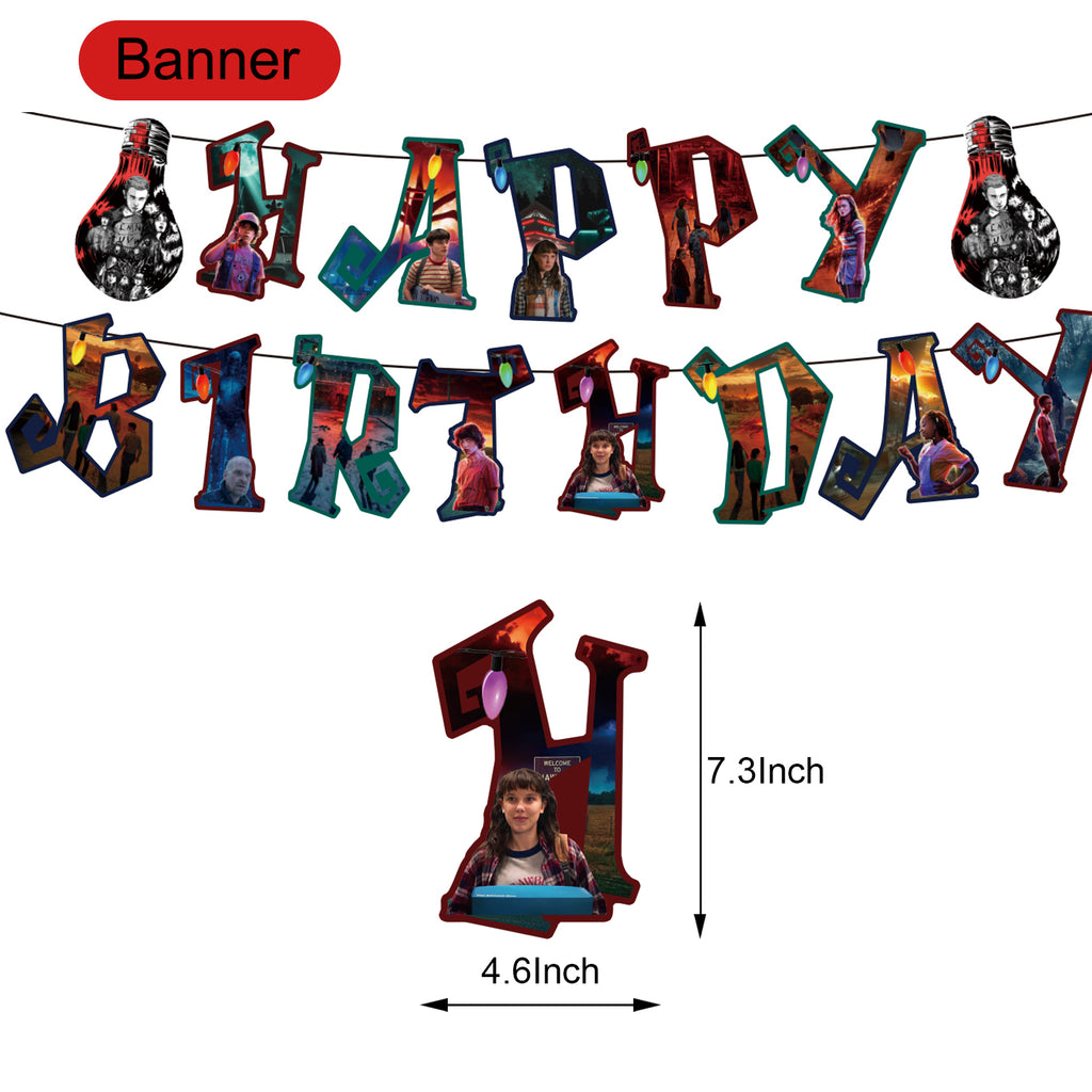 Stranger Things Birthday Decorations, Buy stranger things birthday supplies from Party Corner in UAE, Saudia, Qatar, Bahrain, and Oman. Get birthday party balloons, and much more. Order now!, Party Supply Kits, Party Corner