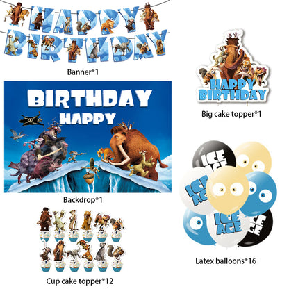 Ice Age Birthday Party Decorations - Party Corner - BM Trading