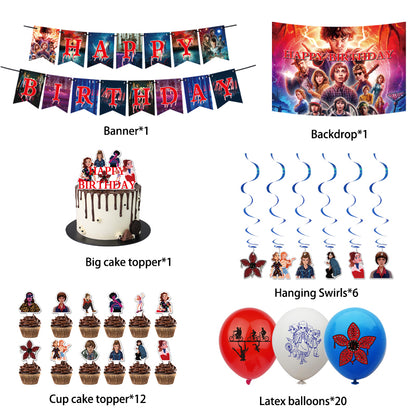 Stranger Things Birthday Party Decorations - Party Corner - BM Trading