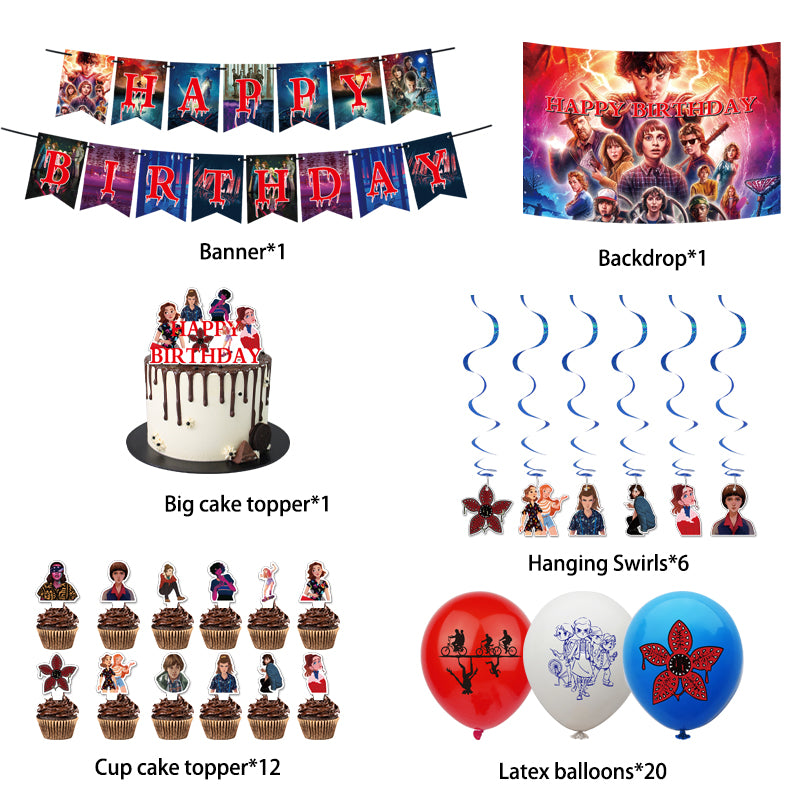 Stranger Things Birthday Party Decorations - Party Corner - BM Trading