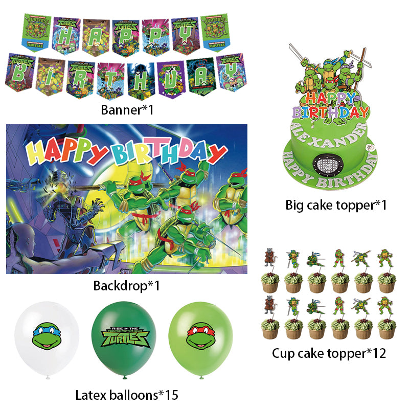Teenage Mutant Ninja Turtles Birthday Party Decorations, Buy teenage mutant ninja turtles party decorations from Party Corner in UAE, Saudia, Qatar, Bahrain, and Oman. Get birthday party balloons, and much more. Order now!, Party Supply Kits, Party Corner