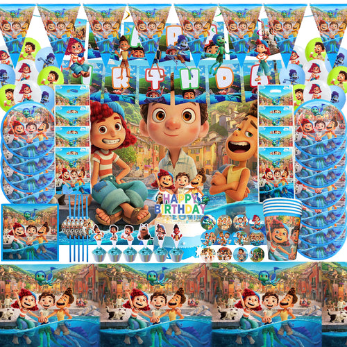 Luca Birthday Party Supplies, Party Corner provides Luca Birthday Party Decorations Supplies in UAE, Saudia, Qatar, Bahrain, and Oman. Get birthday party balloons, and much more. Order now!, Party Supply Kits, Party Corner