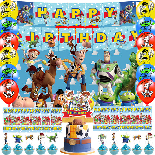 Toy Story Birthday Party Decorations, Party Corner provides Toy Story birthday party decorations in UAE, Saudia, Qatar, Bahrain, and Oman. Get birthday party balloons, and much more. Order now!, Party Supply Kits, Party Corner