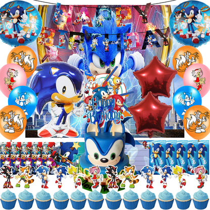 Sonic Birthday Party Decorations - Party Corner - BM Trading