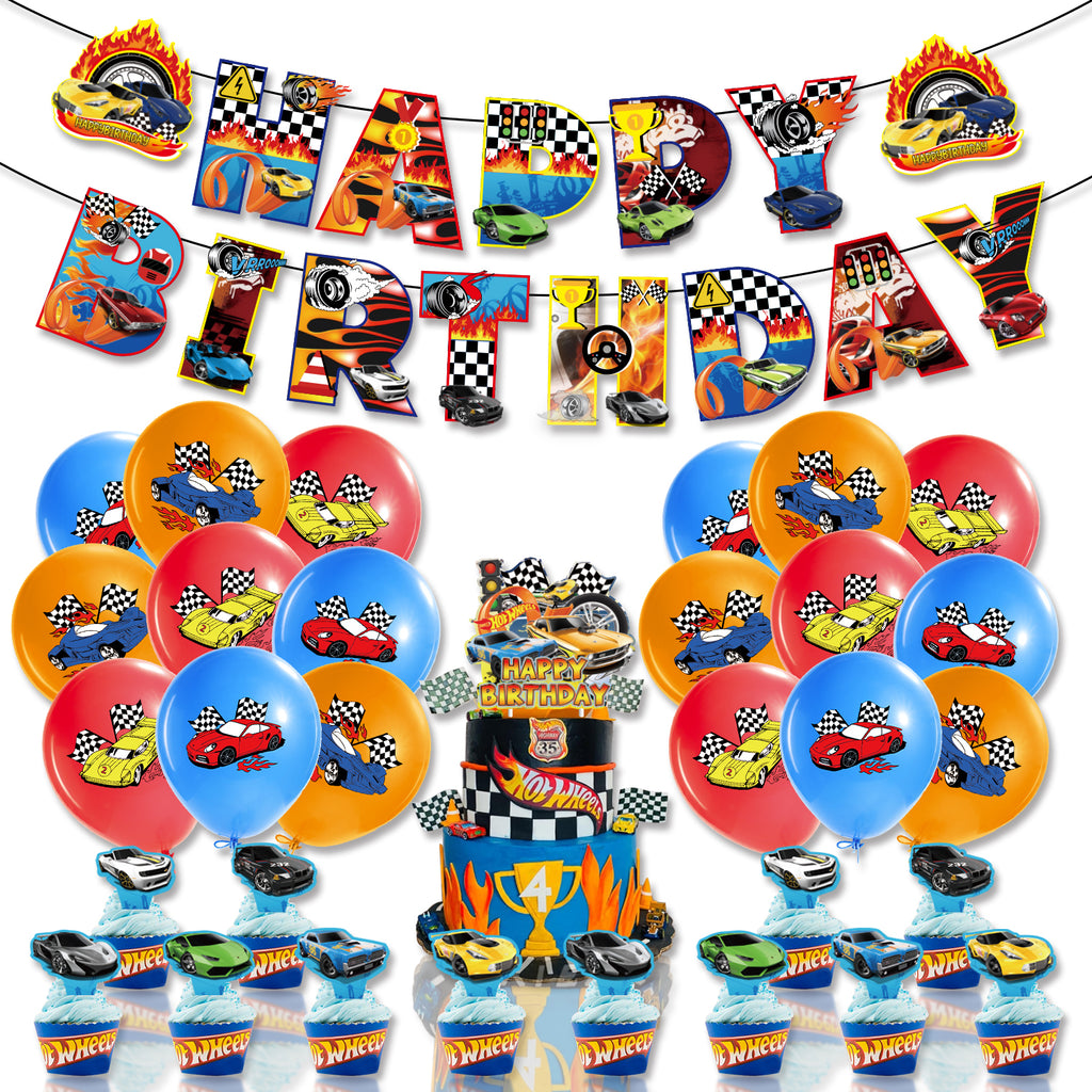 Hot Wheels - Monster Trucks Birthday Decorations - Party Corner - BM Trading