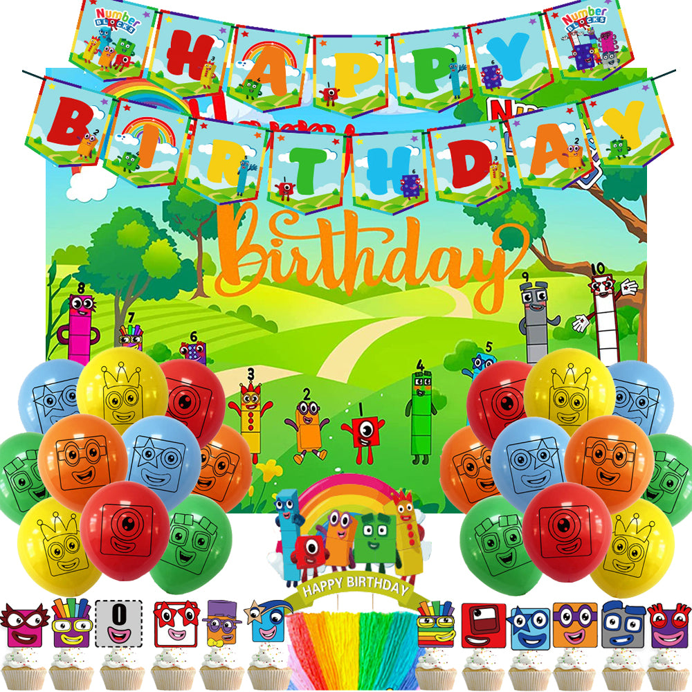 Number Blocks Birthday Party - Party Corner - BM Trading