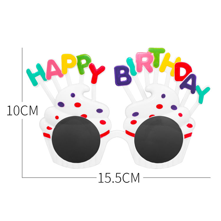 Party Glasses, Happy Birthday Funny Glasses (6 Glasses) - Party Corner - BM Trading