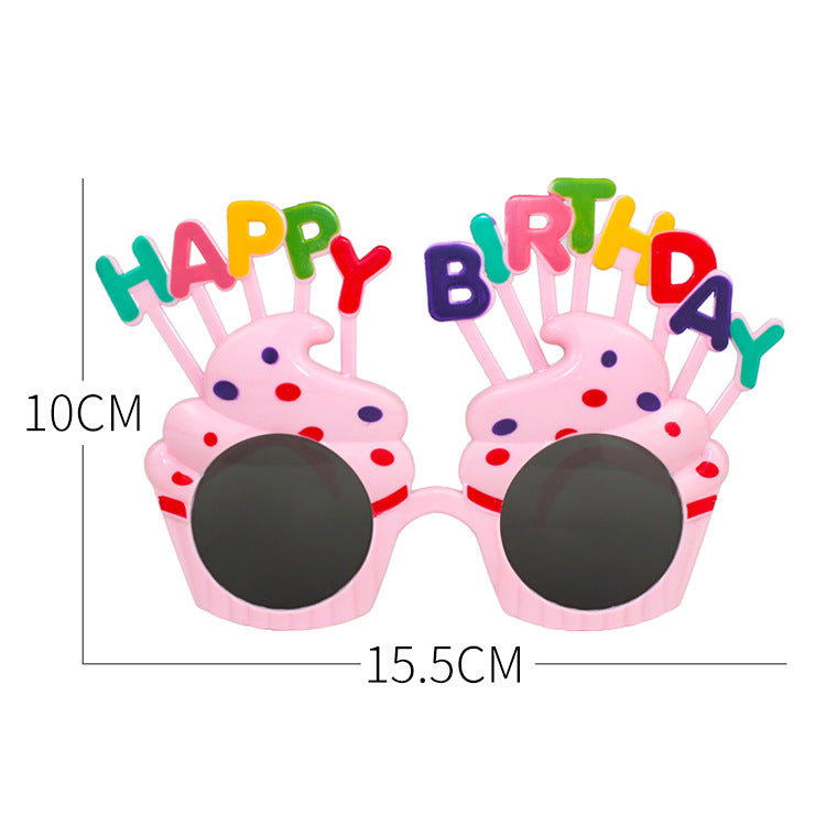 Party Glasses, Happy Birthday Funny Glasses (6 Glasses) - Party Corner - BM Trading