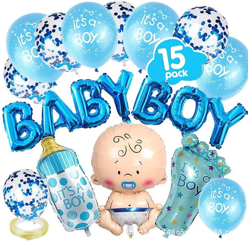 Baby Shower for Boys, BM Trading is providing all party items and a complete party boxes for your love ones. Get Baby Shower for Boys party balloons, cake toppers and more., Party Supply Kits, Party Corner