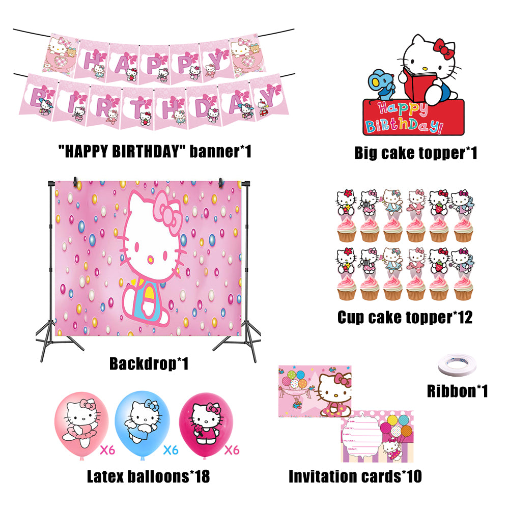 Hello Kitty Birthday Decorations - Party Corner - BM Trading