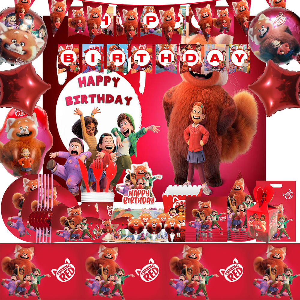 Turnning Red Birthday Decoration Supplies - Party Corner - BM Trading