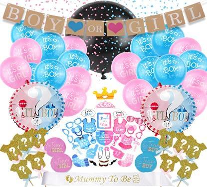 Gender Reveal Party Decorations, Get baby shower decorations & gender reveal Ideas from Party Corner in UAE, Saudia, Qatar, Bahrain, and Oman. We offer baby shower gifts online. Buy Now!, Party Supply Kits, Party Corner