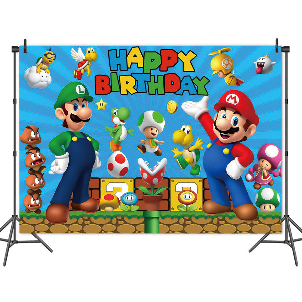 Super Mario Birthday Decoration Supplies - Party Corner - BM Trading