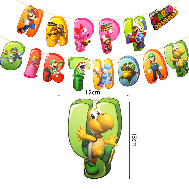Super Mario Birthday Decoration Supplies - Party Corner - BM Trading