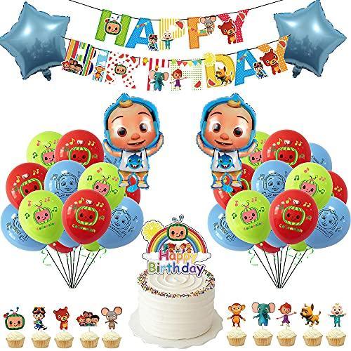Cocomelon Birthday Decorations, Buy Cocomelon birthday supplies online in UAE, Saudia, Qatar, Bahrain and Oman at best price from partycorner.ae. Order online now!, Party Supply Kits, Party Corner