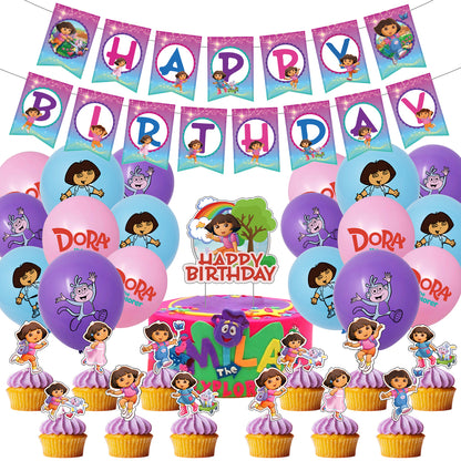 Dora the Explorer Birthday Decorations - Party Corner - BM Trading