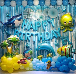 Ocean Birthday Party Decorations (Under the Sea), Party Corner provides Ocean birthday party decorations (under the sea) in UAE, Saudia, Qatar, Bahrain, and Oman. Get birthday party balloons, and much more., Party Supply Kits, Party Corner