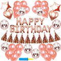 Rose Gold Birthday Decoration Supplies, Party Corner provides Rose gold birthday decoration supplies in UAE, Saudia, Qatar, Bahrain, and Oman. Get birthday party balloons, and much more. Order now!, Party Supply Kits, Party Corner