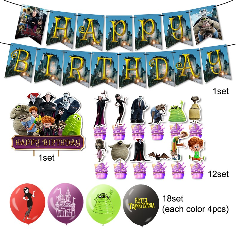 Hotel Transylvania Birthday Decorations - Party Corner - BM Trading