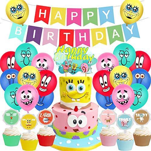Spongebob Birthday Party Decorations, Party Corner provides Spongebob birthday party decorations in UAE, Saudia, Qatar, Bahrain, and Oman. Get birthday party balloons, and much more. Order now!, Party Supply Kits, Party Corner