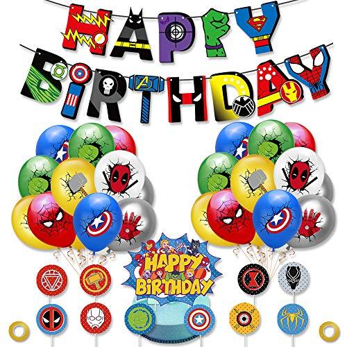 Superheroes 2 (Superman · Ant-Man · Hulk · Thor · The Avengers · Spiderman · Batman · Ironman) - Party Corner - BM Trading