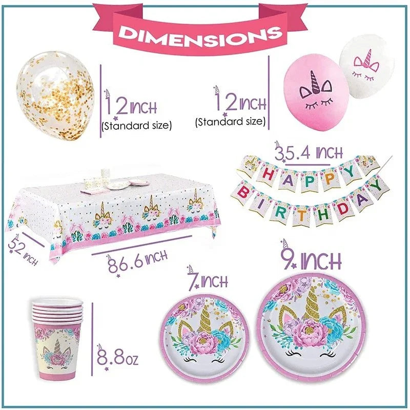 Unicorn 2, BM Trading is providing all party items and a complete party boxes for your love ones. Get Unicorn 2 party balloons, cake toppers and much more., Party Supply Kits, Party Corner