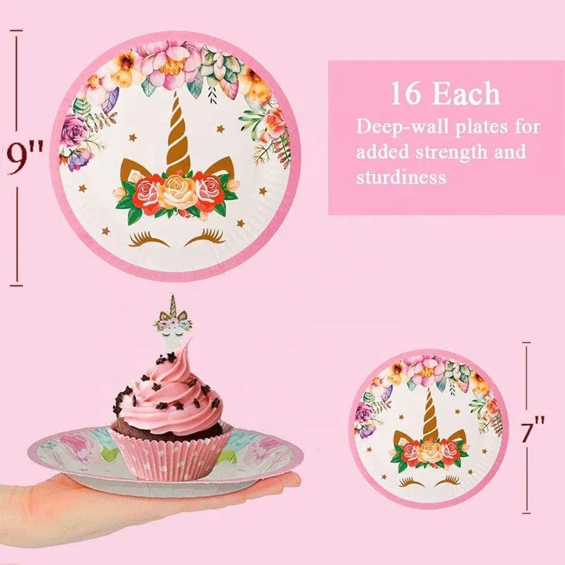 Unicorn 4, BM Trading is providing all party items and a complete party boxes for your love ones. Get Unicorn 4 party balloons, cake toppers and much more., Party Supply Kits, Party Corner